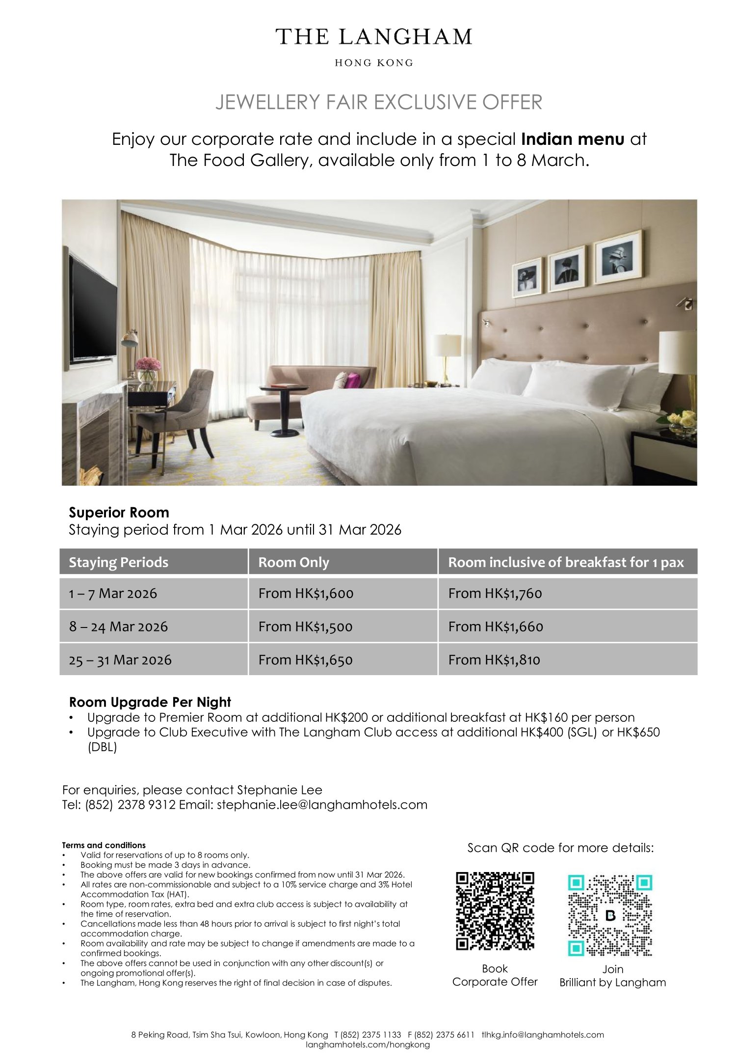 The Langham Jewellery Fair Exclusive Offer